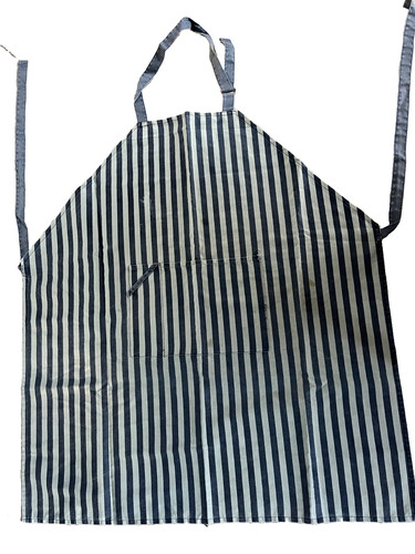 Blau weiß gestreifte - ,