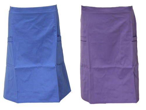 Halbschürze blau lila