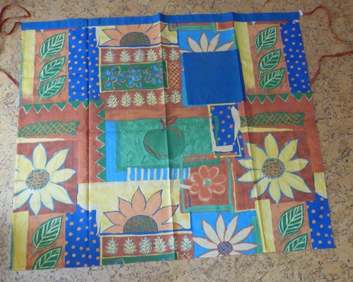 Halbschürze blumenmotiven - halbschürze,