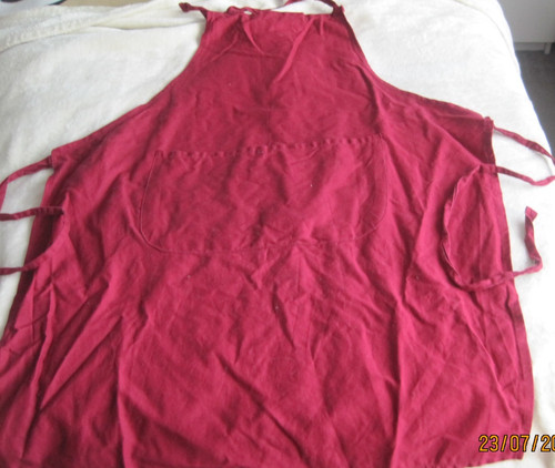 Schürze halbschürze rot mit - schürze,
